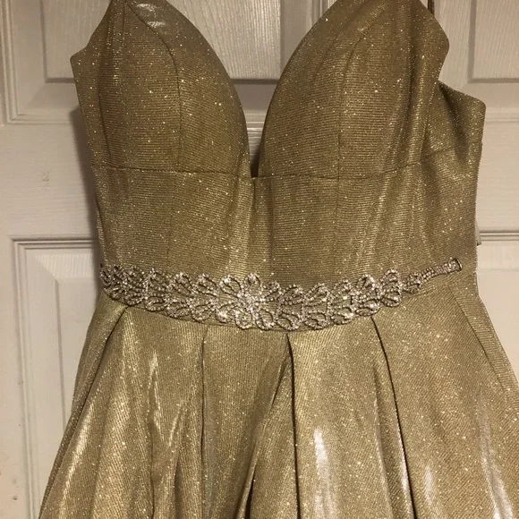 Sherri Hill | Dresses | Gold Sherri Hill Formalprom Dress | Poshmark